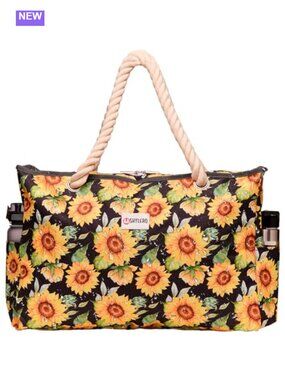 Waterproof Beach Tote Bag with Airtight Pouch and Multi Pockets